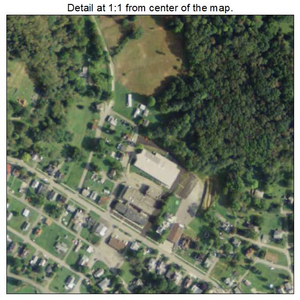 Scio, Ohio aerial imagery detail