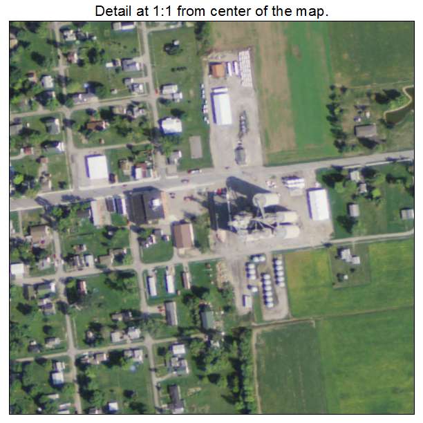 Scott, Ohio aerial imagery detail