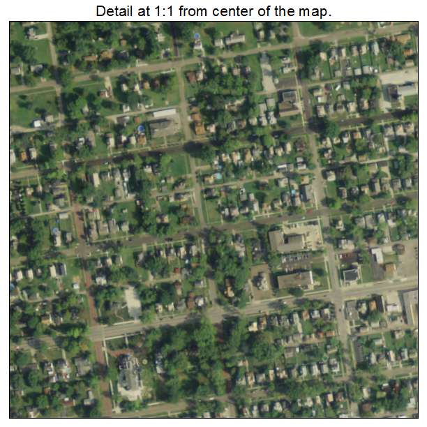 Sebring, Ohio aerial imagery detail