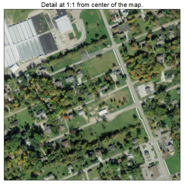 Shawnee Hills, Ohio aerial imagery detail