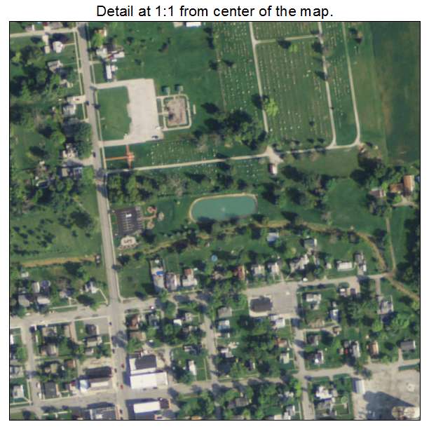 Sherwood, Ohio aerial imagery detail