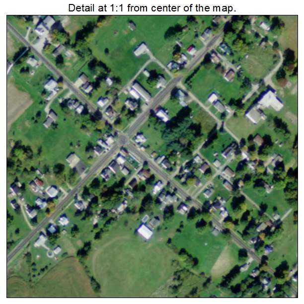 Sparta, Ohio aerial imagery detail