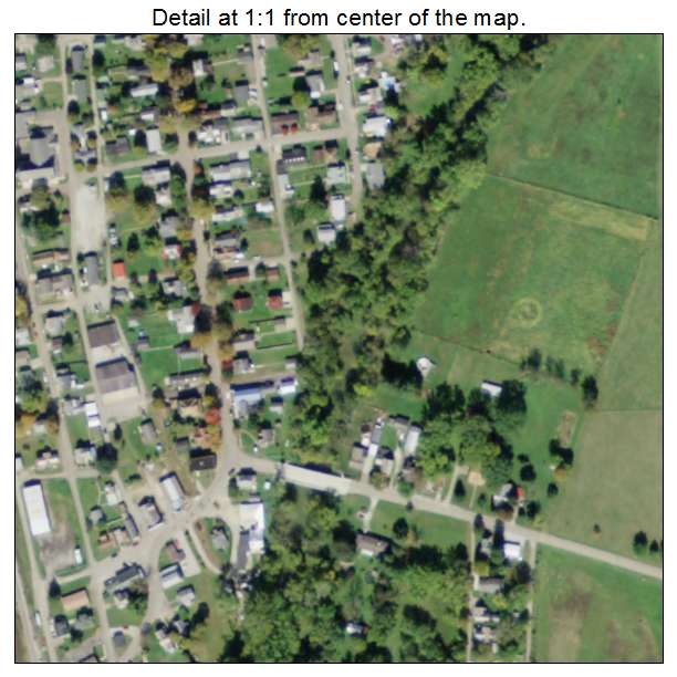 Sugar Grove, Ohio aerial imagery detail