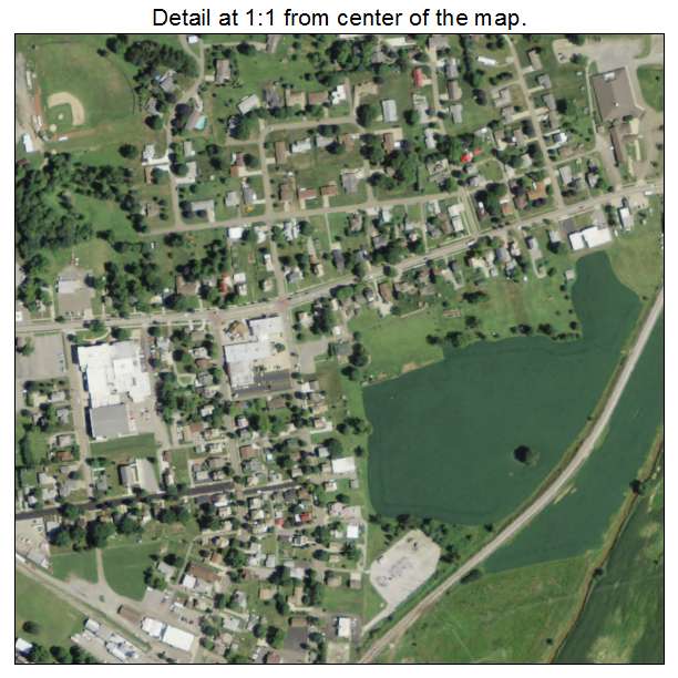 Sugarcreek, Ohio aerial imagery detail