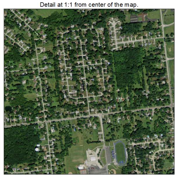 Tallmadge, Ohio aerial imagery detail