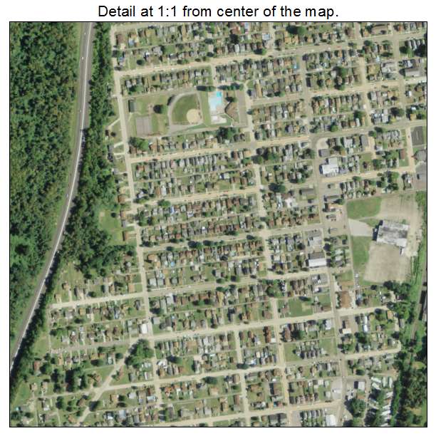 Toronto, Ohio aerial imagery detail
