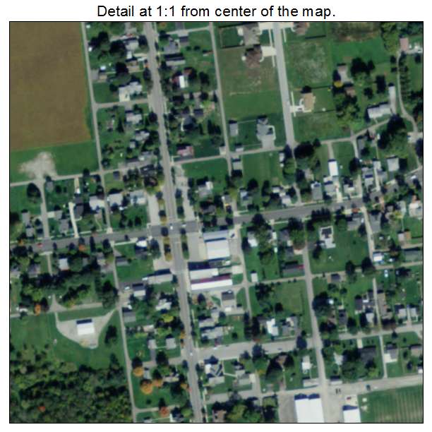 Van Buren, Ohio aerial imagery detail