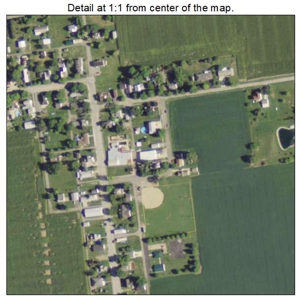 Venedocia, Ohio aerial imagery detail
