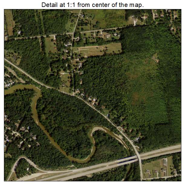Vermilion, Ohio aerial imagery detail