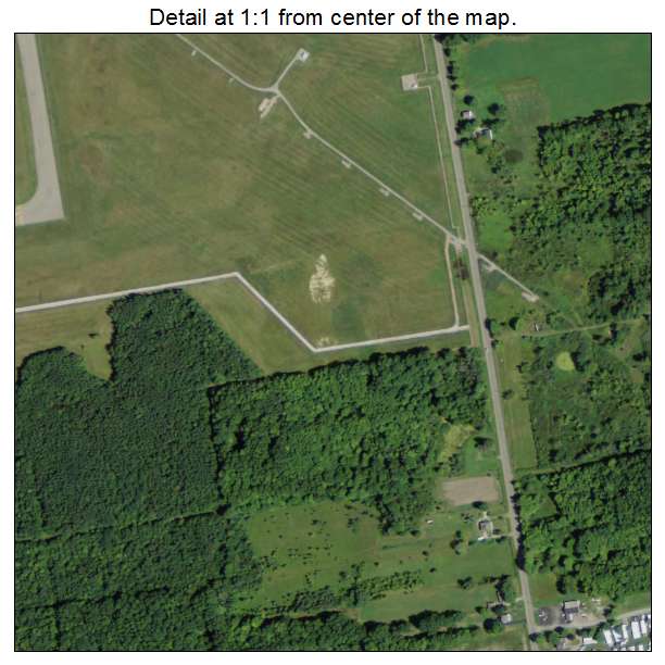 Vienna Center, Ohio aerial imagery detail