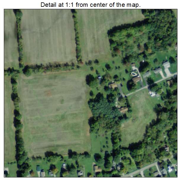 Waldo, Ohio aerial imagery detail