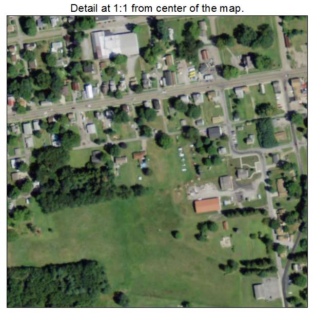 Washingtonville, Ohio aerial imagery detail