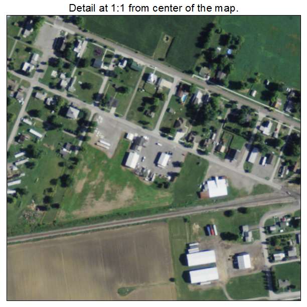 West Leipsic, Ohio aerial imagery detail