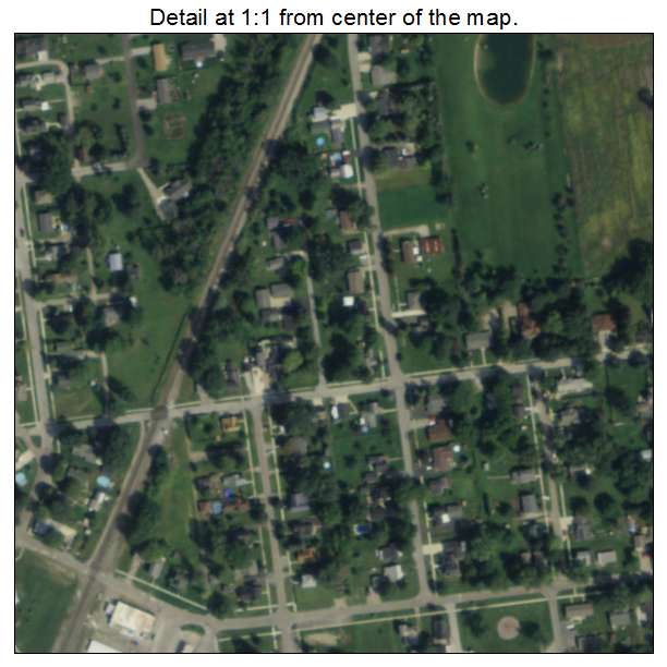 Weston, Ohio aerial imagery detail