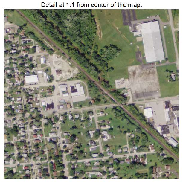 Willard, Ohio aerial imagery detail