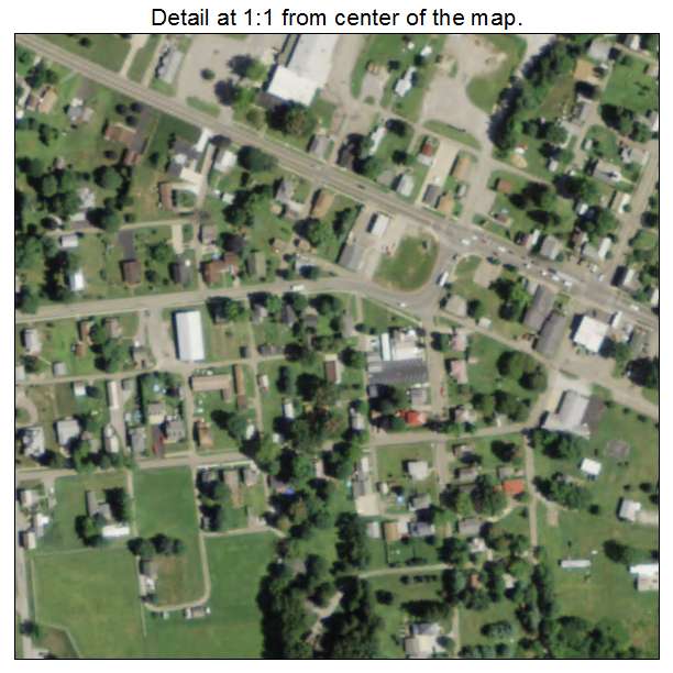 Wilmot, Ohio aerial imagery detail