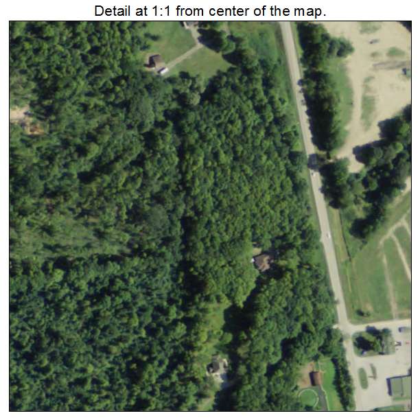 Yankee Lake, Ohio aerial imagery detail