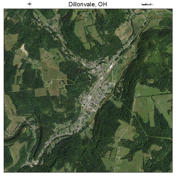 Dillonvale, OH air photo map