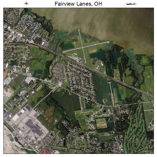 Fairview Lanes, OH air photo map