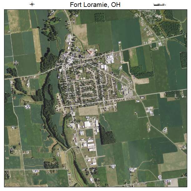 Fort Loramie, OH air photo map