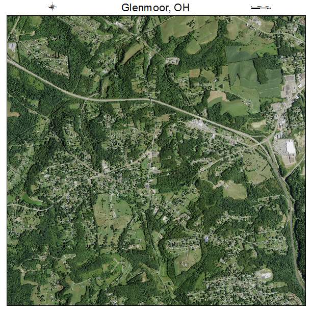 Glenmoor, OH air photo map