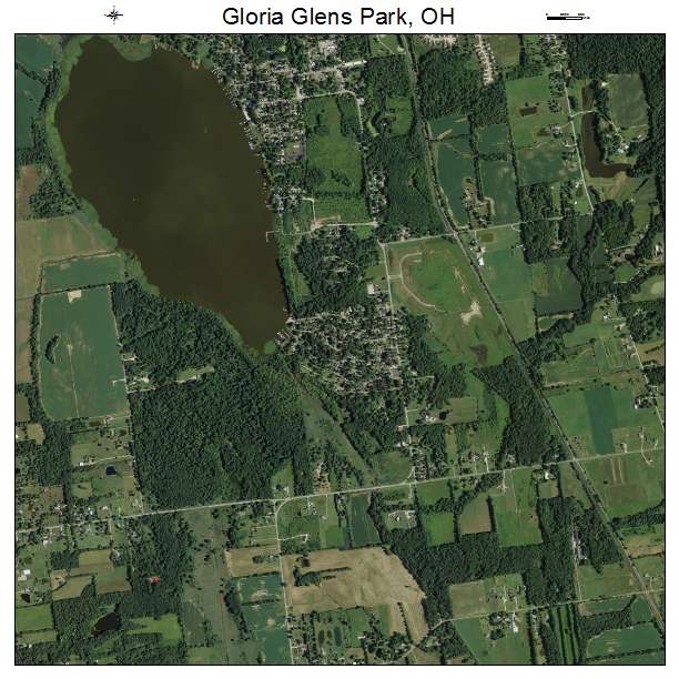 Gloria Glens Park, OH air photo map
