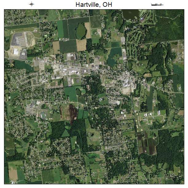 Hartville, OH air photo map