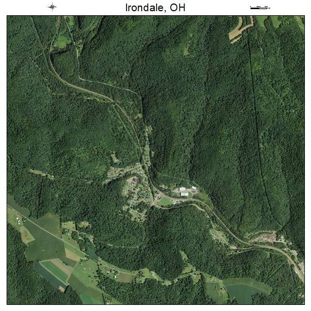 Irondale, OH air photo map