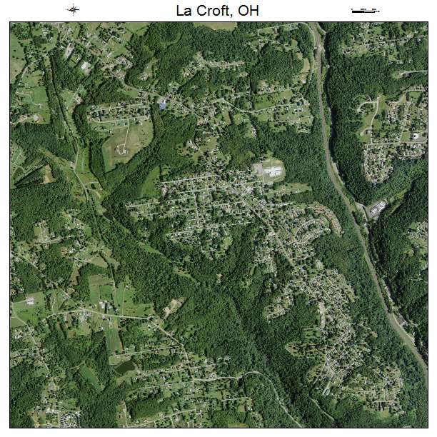 La Croft, OH air photo map