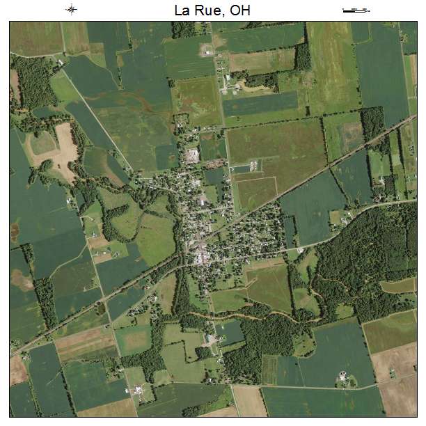 La Rue, OH air photo map