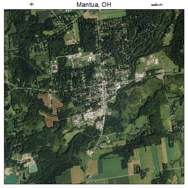 Mantua, OH air photo map