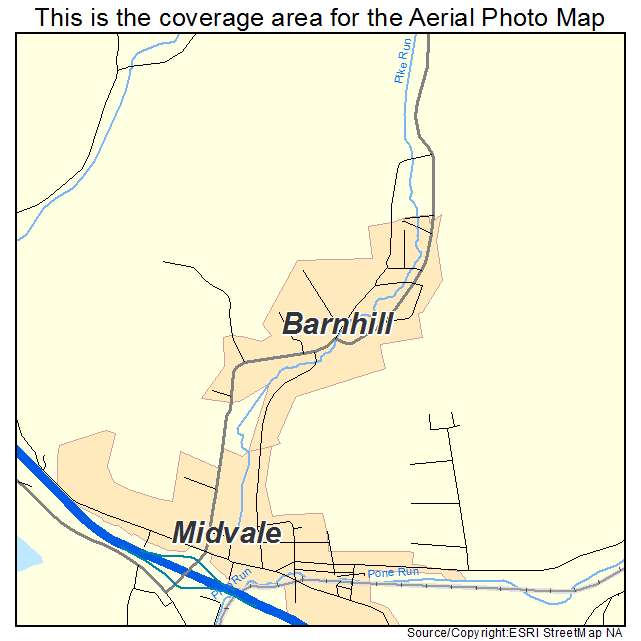 Barnhill, OH location map 