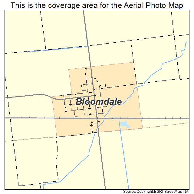 Bloomdale, OH location map 