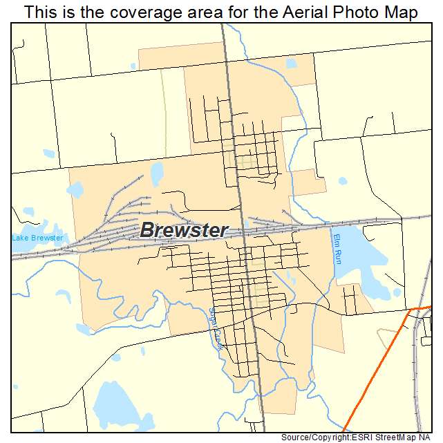 Brewster, OH location map 