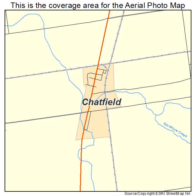 Chatfield, OH location map 