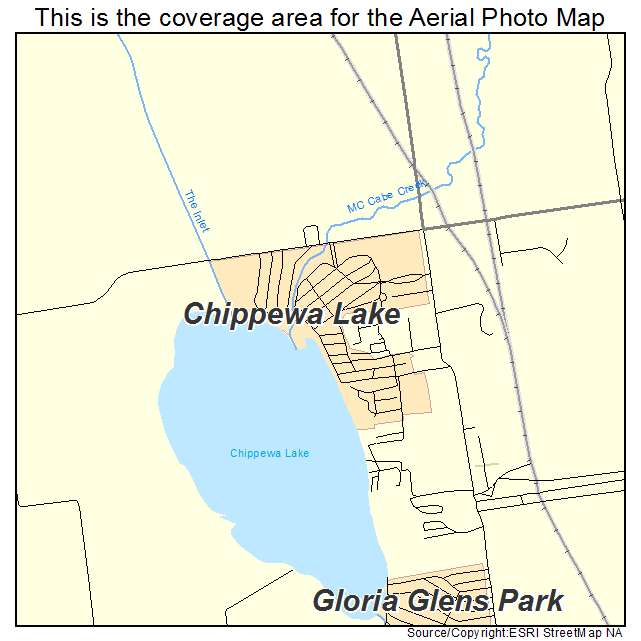 Chippewa Lake, OH location map 