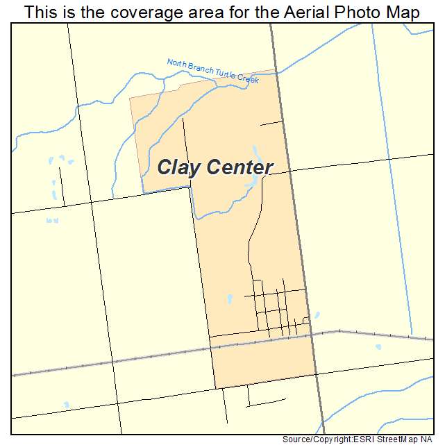 Clay Center, OH location map 