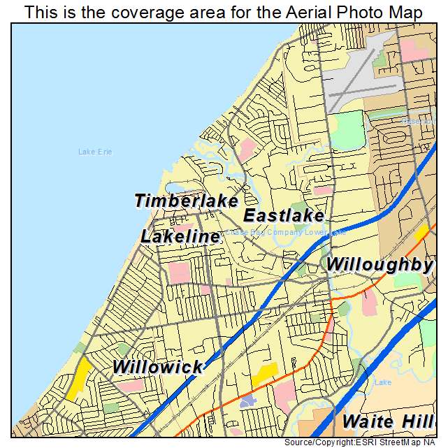 Eastlake, OH location map 