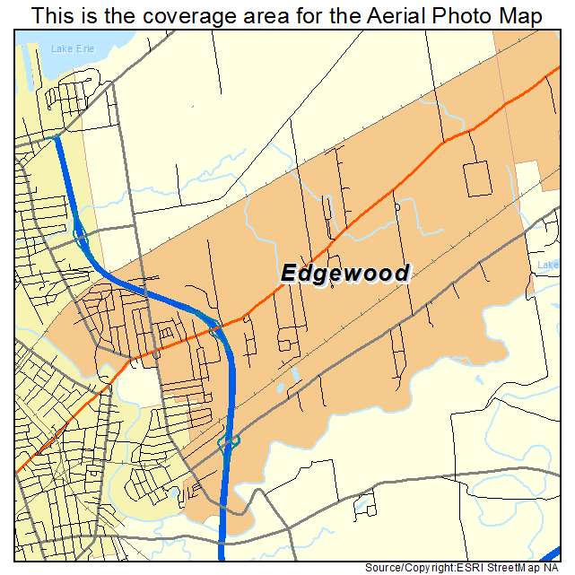 Edgewood, OH location map 