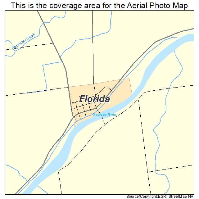 Florida, OH location map 