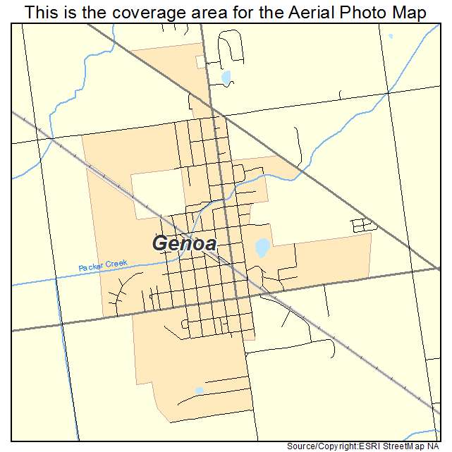 Genoa, OH location map 