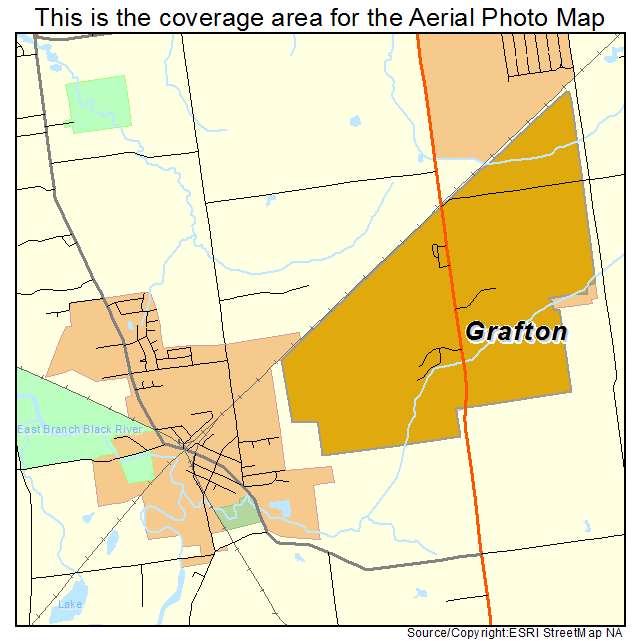 Grafton, OH location map 