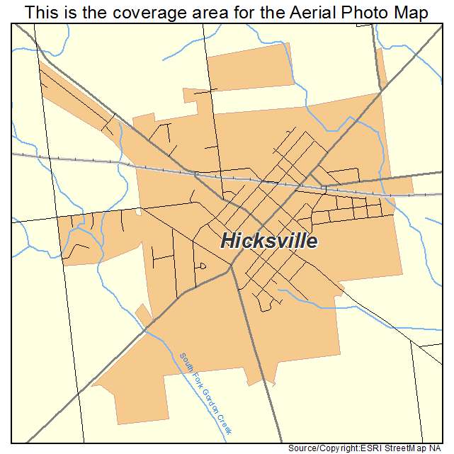 Hicksville, OH location map 