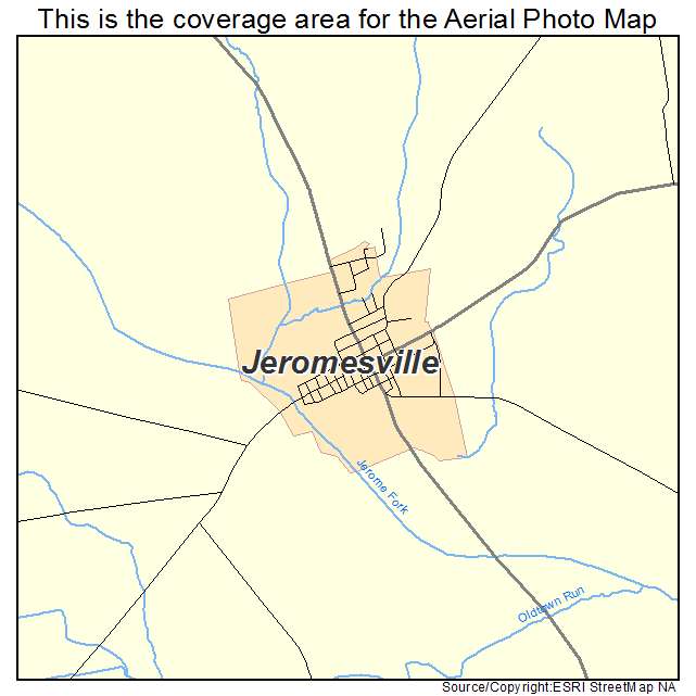 Jeromesville, OH location map 