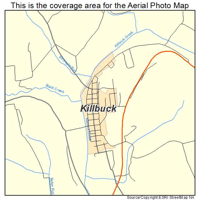 Killbuck, OH location map 