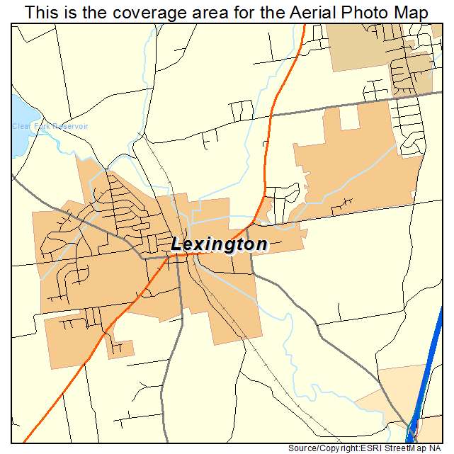 Lexington, OH location map 