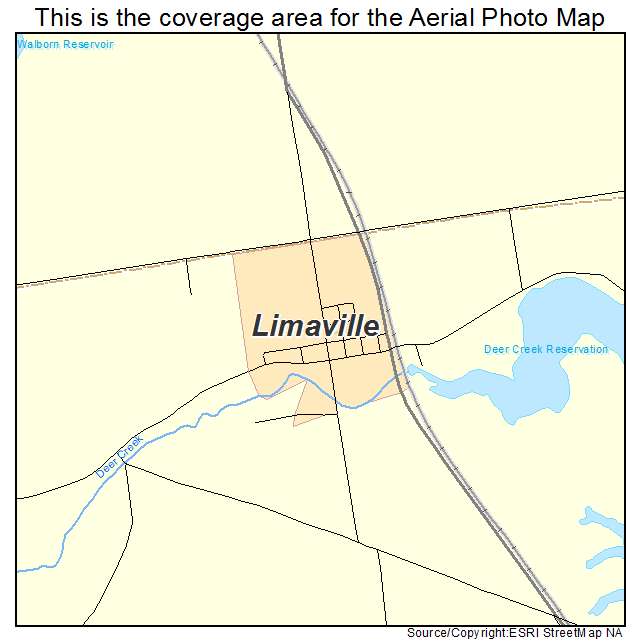 Limaville, OH location map 