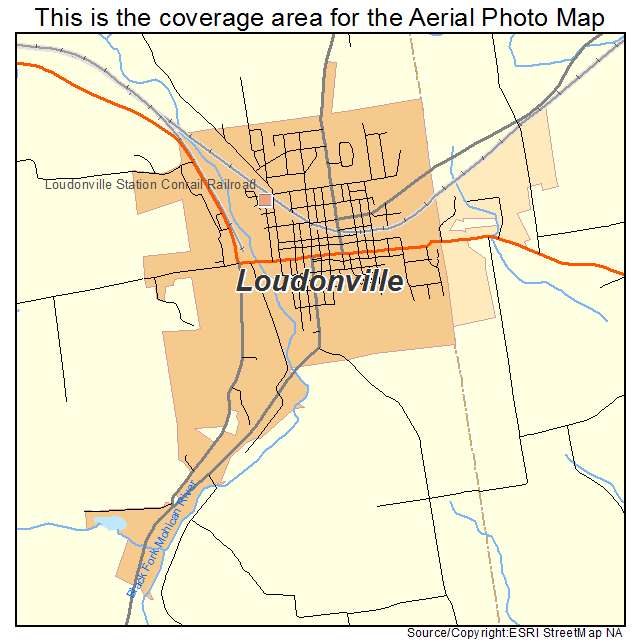Loudonville, OH location map 
