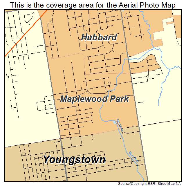 Maplewood Park, OH location map 