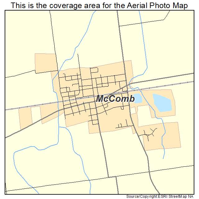 McComb, OH location map 